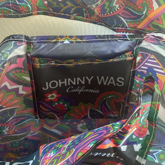 NWT Johnny Was reusable nylon tote bag - Picture 4 of 5